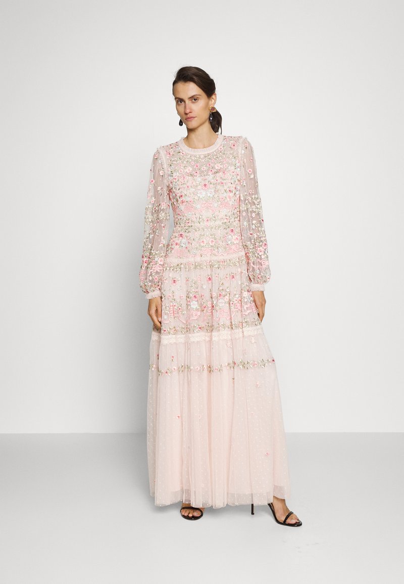 Needle & Thread RIBBON BOUQUET GOWN Galajurk petal pink/multi/donkerroze Zalando.nl