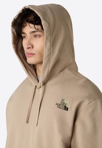 The North Face U FLOWER DOME RELAXED HD SWEATSHIRT-GPH - Felpa con cappuccio - mushroom grey