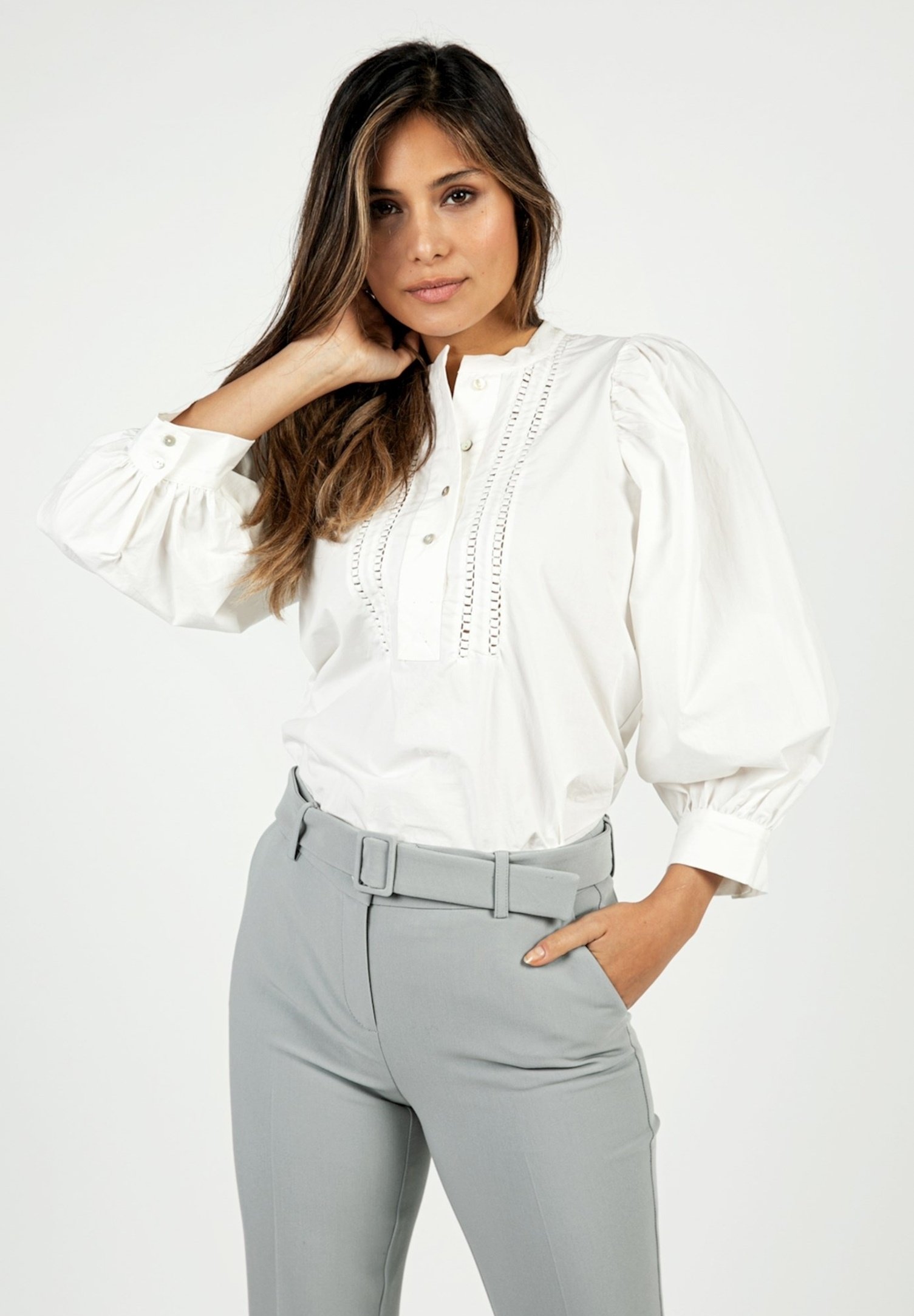 Aaiko PAULINE - Blouse - les blancs/crème - Zalando.nl