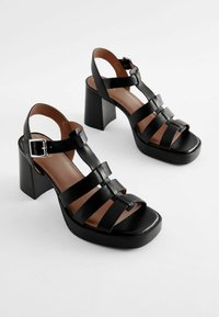 Next FOREVER COMFORT FISHERMAN   - REGULAR FIT - Kõrge kontsaga sandaalid - black