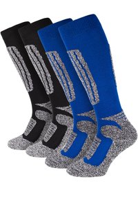 Black Snake FUNKTIONS 2ER SET SNOW - Kniestrümpfe - schwarz blau