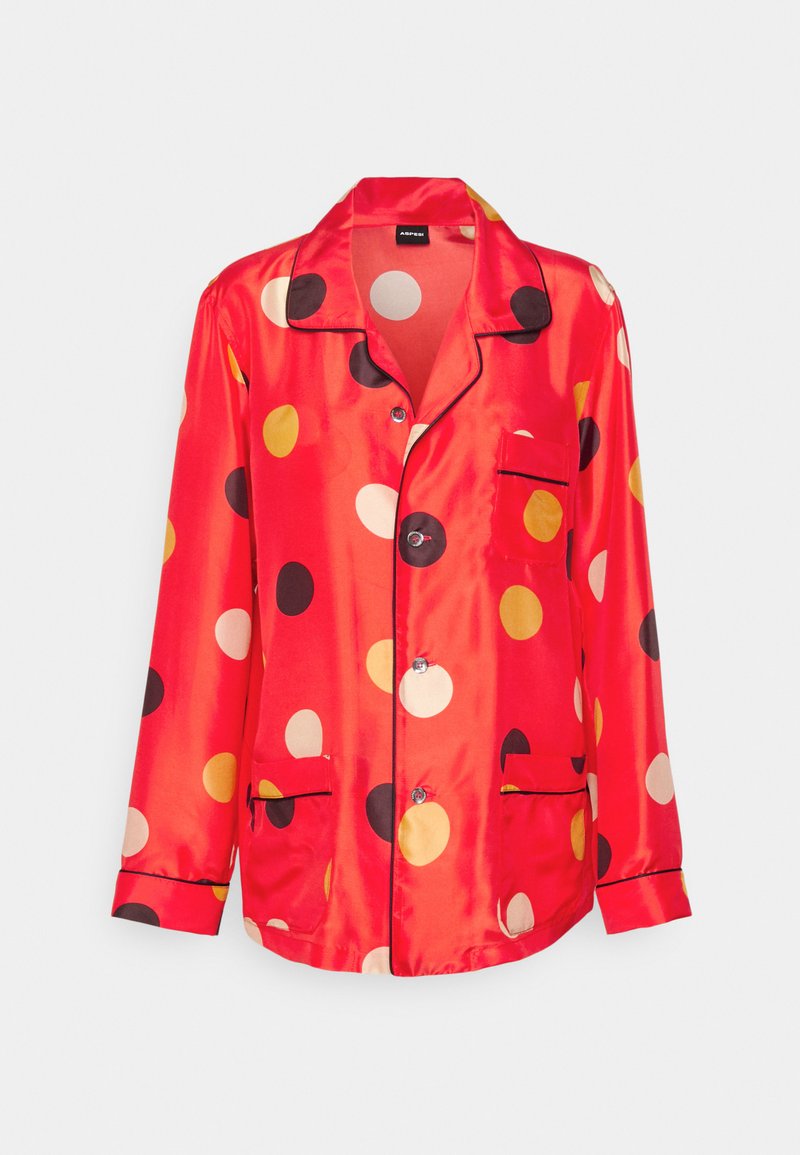 ASPESI Overhemdblouse oranje ASPESI Overhemdblouse oranje