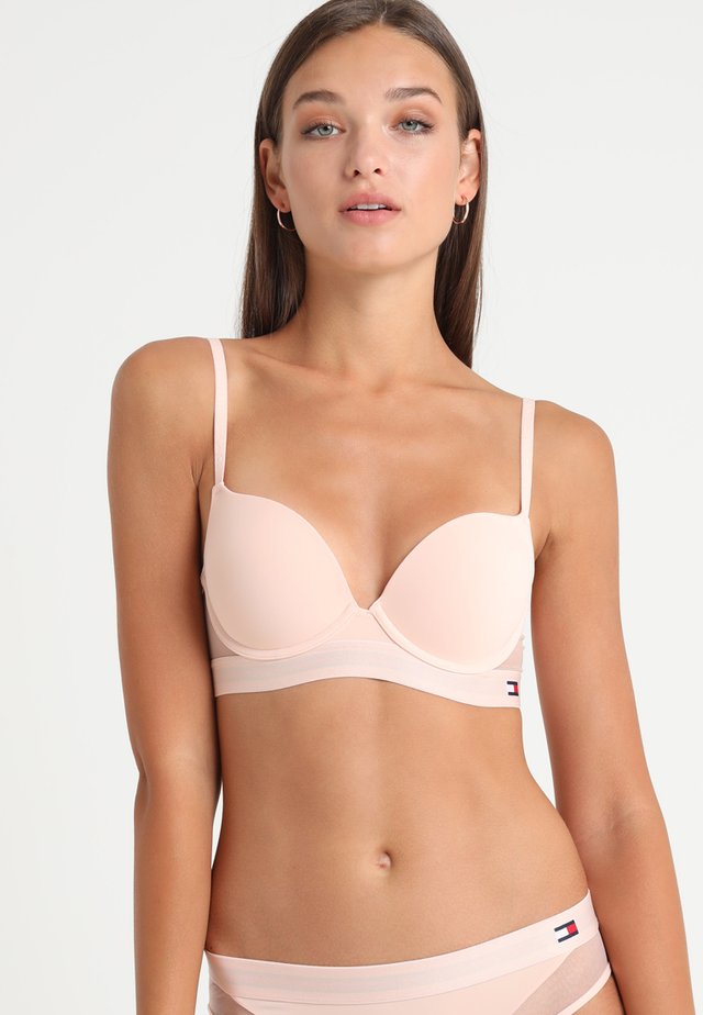 ICONS LONGLINE BRA - Biustonosz push-up - pink