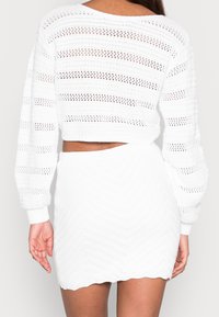 Hollister Co. Strickpullover - white