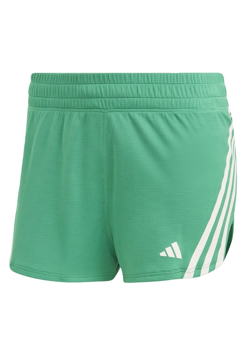 adidas Performance RUN ICONS STRIPES LOW CARBON RUNNING - Pantalón de - semi court green/verde - Zalando.es