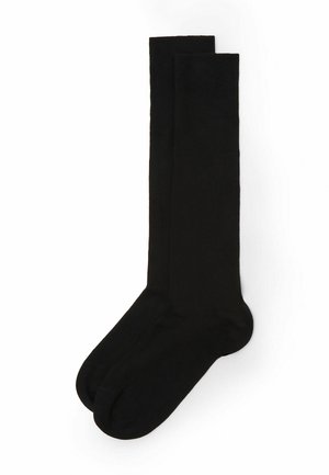 Knæstrømper - schwarz black