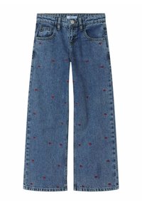 Name it - WIDE - Kavbojke na trapez - medium blue denim Miniaturna slika 1