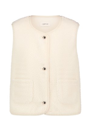 Cartoon, CARTOON MIT AUFGESETZTEN TASCHEN SWEATJACKE - Weste - white swan