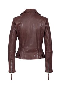 Freaky Nation BIKER PRINCESS - Chaqueta de cuero - burned umber