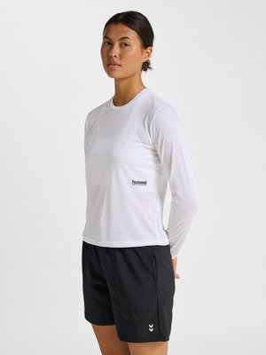 Hummel HMLPULSE WORKOUT - Langærmet T-shirt - white