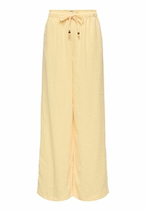 ONLY, HOSE MIT WEITEM BEINSCHNITT ONLEMMIA WEITER BEINSCHNITT HOSE MIT WEITEM  - Pantalon classique - sunlight