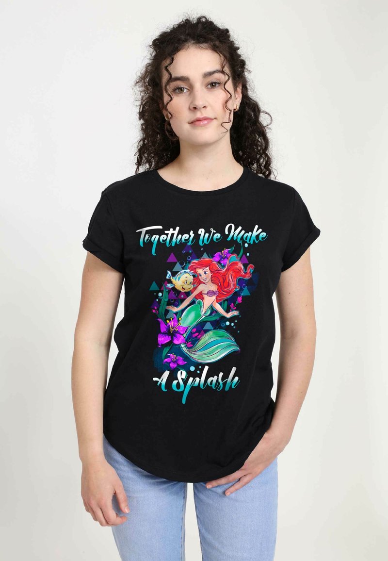 Henry Tiger THE LITTLE MERMAID MAKE A SPLASH - Camiseta estampada - black