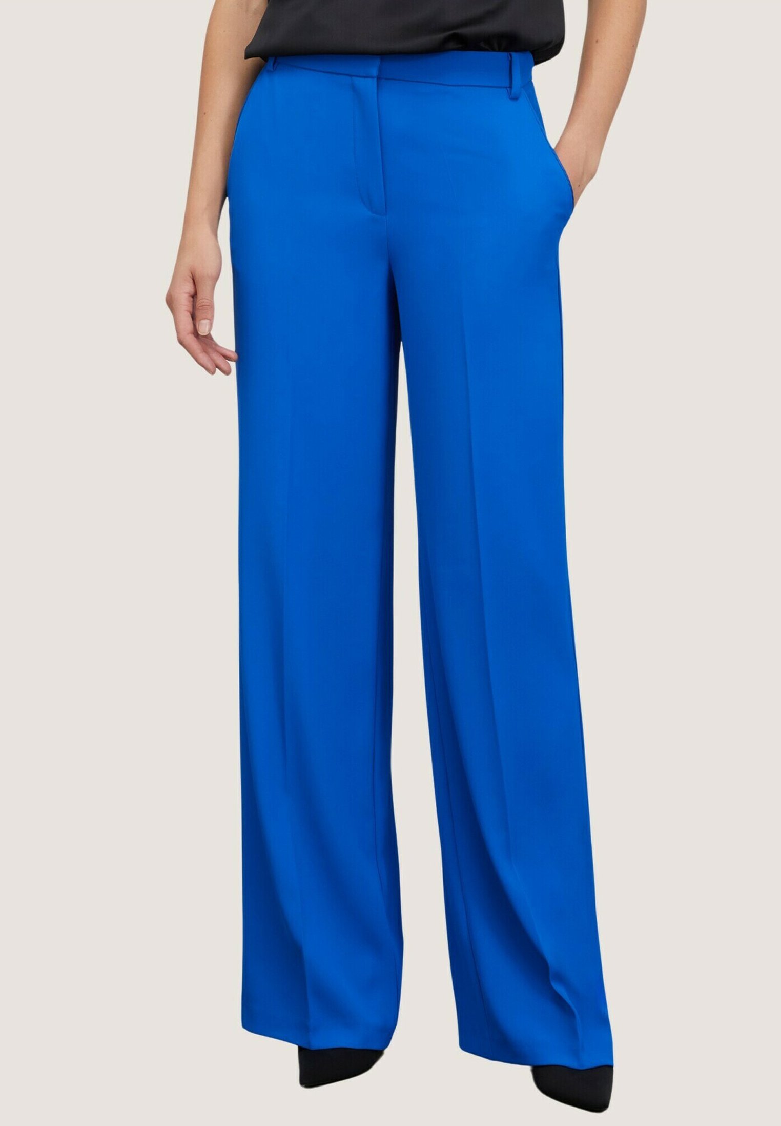 Motivi PALAZZO FLUIDI Pantaloni bluette/celeste