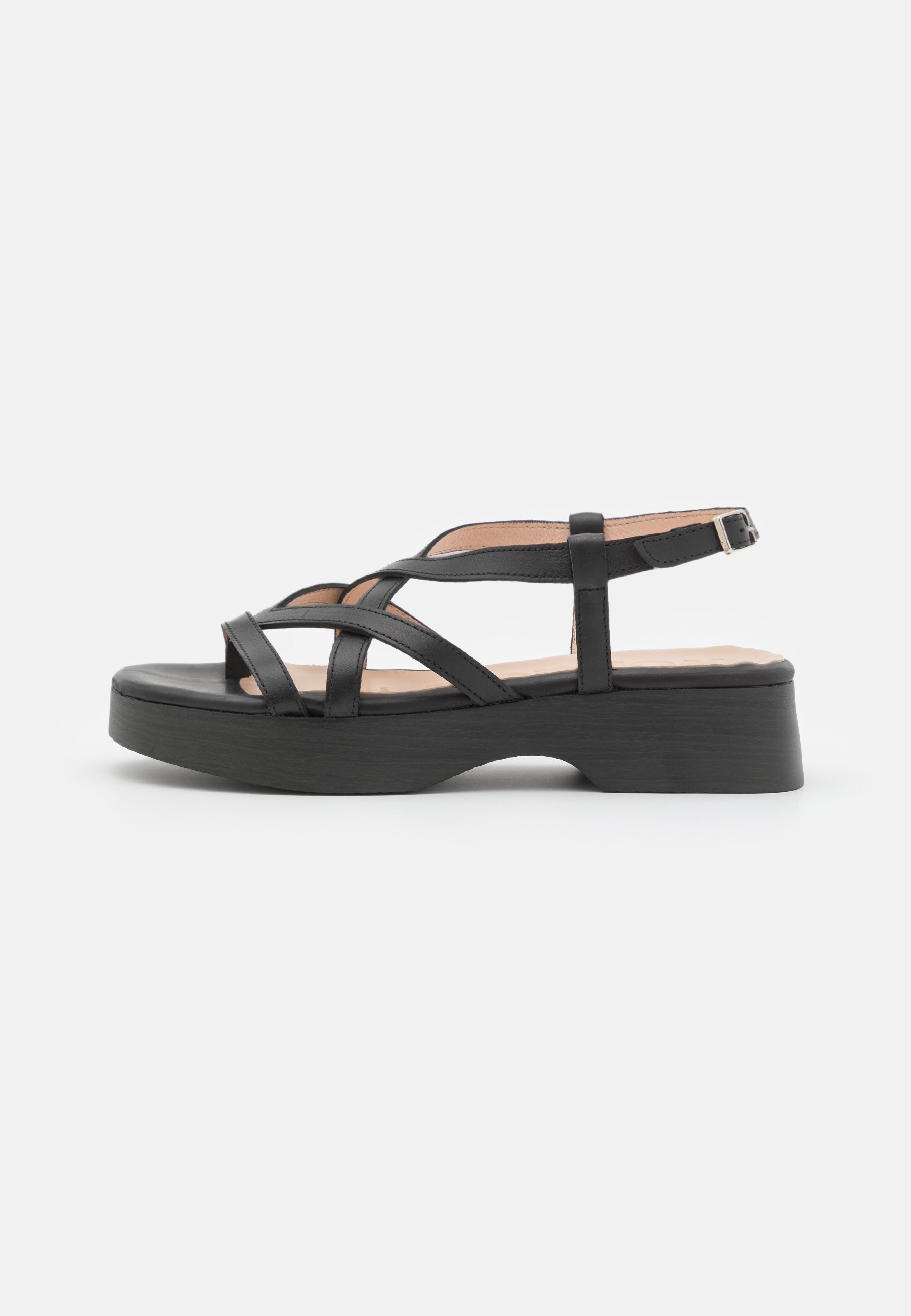 WONDERS ALANA - Sandalias con plataforma - black/negro - Zalando.es