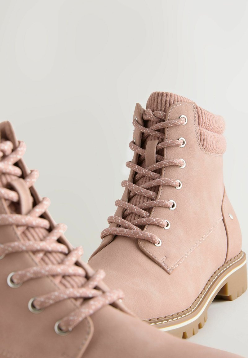 Next FOREVER COMFORT Lace-up ankle boots new pink/mottled pink