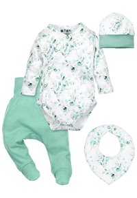 Nini SET HERBST WINTER UNISEX - Housut - grün weiß