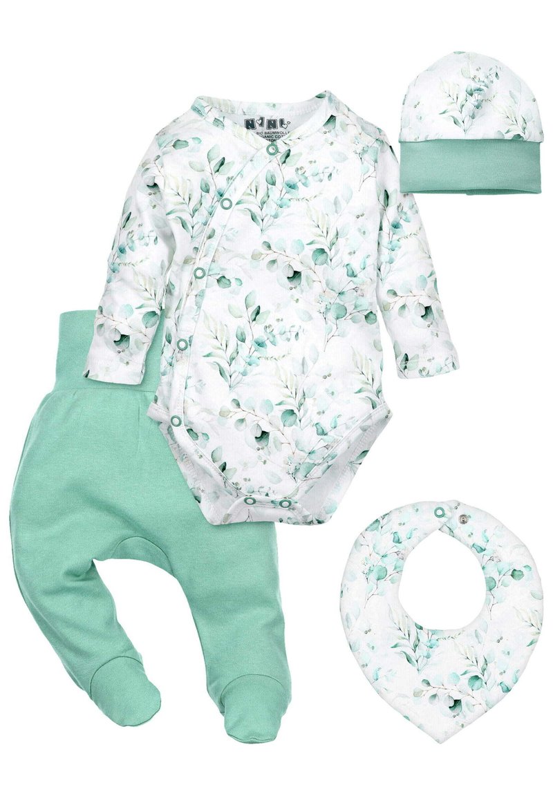 Nini SET HERBST WINTER UNISEX - Housut - grün weiß