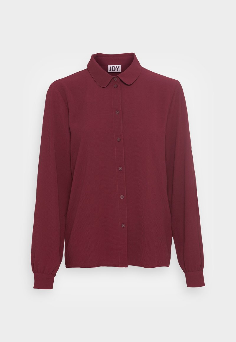 JDY Overhemdblouse bordeauxrood JDY Overhemdblouse bordeauxrood