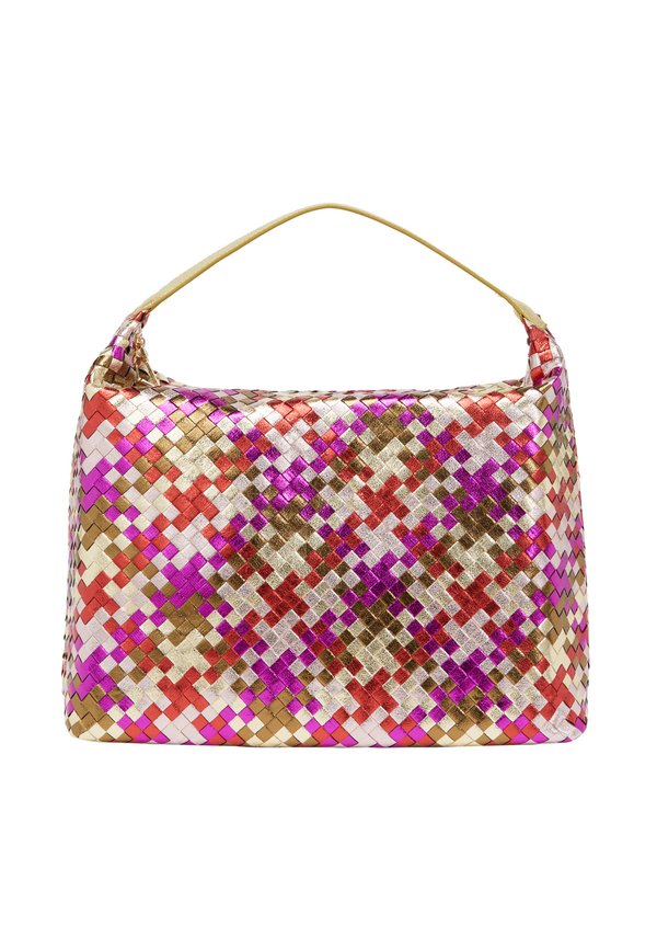 Handtasche - gold fuchsia