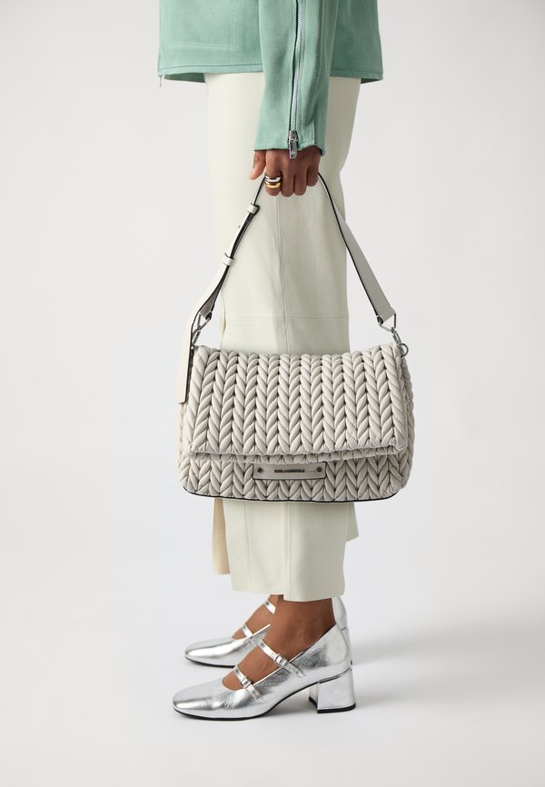 PILLOW SHOULDERBAG - Handbag - cement