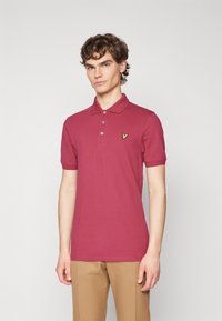 Lyle & Scott - PLAIN  - Piké - rich burgundy Miniatyrbild 1