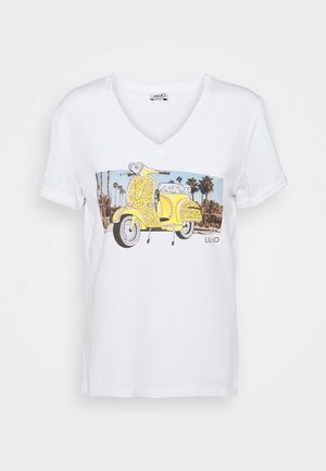 Print T-shirt - white