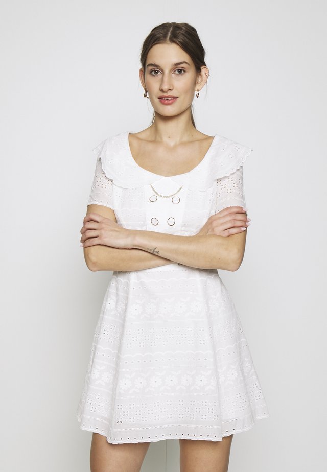 BABY JANE MINI DRESS - Vestito estivo - porcelain