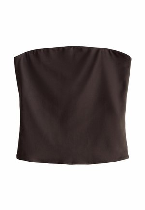 Next, REGULAR FIT - SOFT TOUCH SLINKY SLEEVELESS BANDEAU TOP . - Topp - chocolate brown