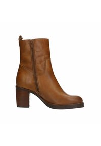 Manfield MIT ABSATZ - Enkellaarsjes met hoge hak - cognac