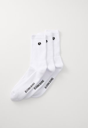 CORE CREW SOCK 3 PACK - Chaussettes - white