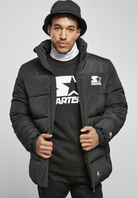 Starter - LOGO PUFFER  - Žieminė striukė - black Miniatiūros vaizdas 1