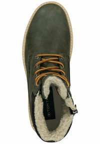 TOM TAILOR DENIM Botines con cordones - khaki