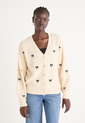 YAS YASBOW CARDIGAN - Kardigan - birch