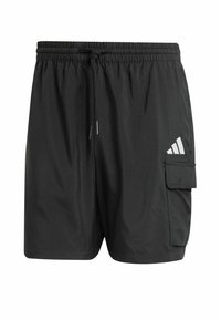 M CARGO CHELSEA - Korte sportsbukser - black/white