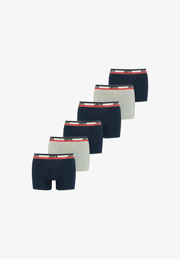 6ER PACK - Trunks - marine grau