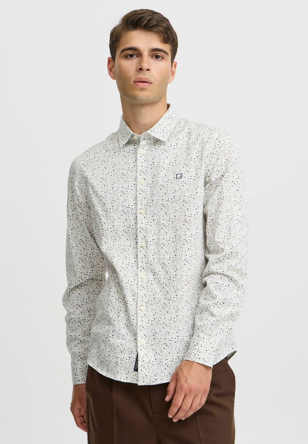 CFANTON LS FLORAL AOP SHIRT - Shirt - ecru