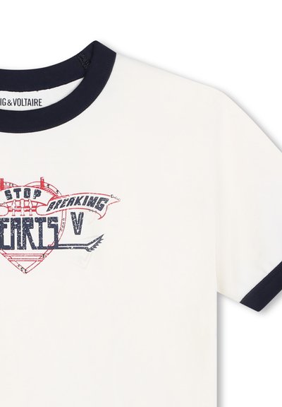 Zadig & Voltaire SHORT SLEEVES TEE - T-shirt print - ivory
