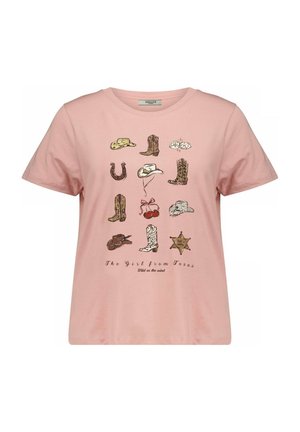 TEXAS - T-shirt imprimé - Light Pink
