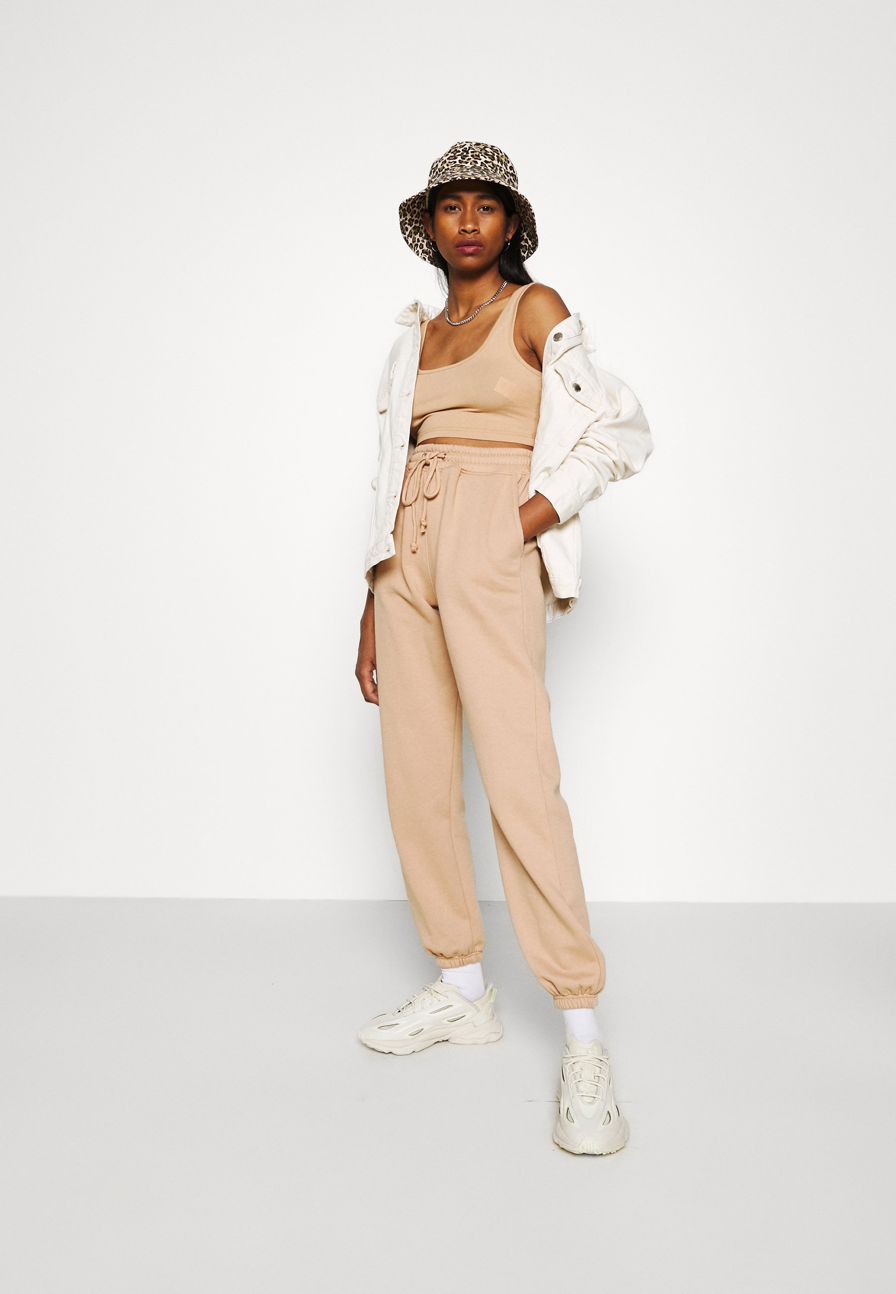 Missguided Scoop Neck Bralette Jogger 