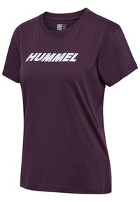 Hummel TEE  - Camiseta estampada - plum perfect