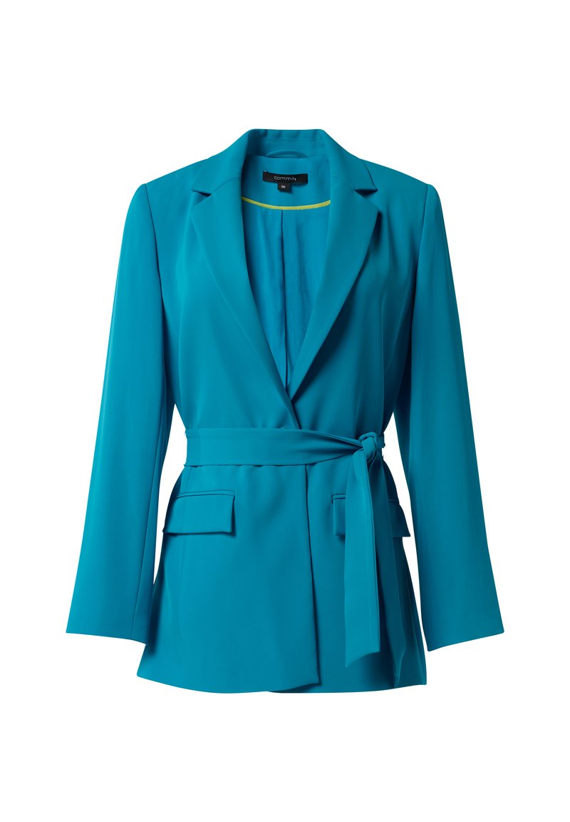comma Halflange jas turquoise