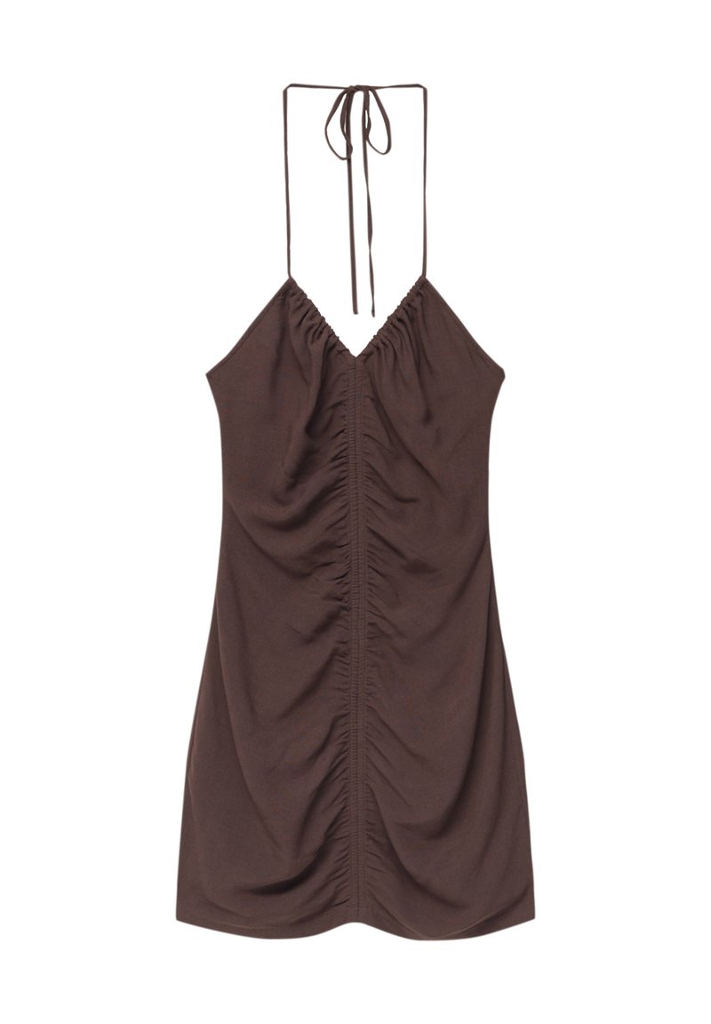 PULL&BEAR Jurk bruin PULL&BEAR Jurk bruin