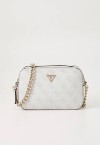 Guess NOELLE CROSSBODY CAMERA - Ülerinna-kott - white