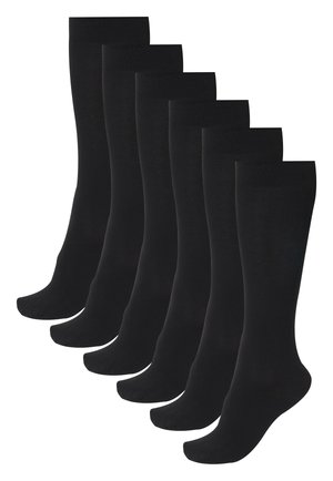 6 PACK - Calcetines hasta la rodilla - a nero