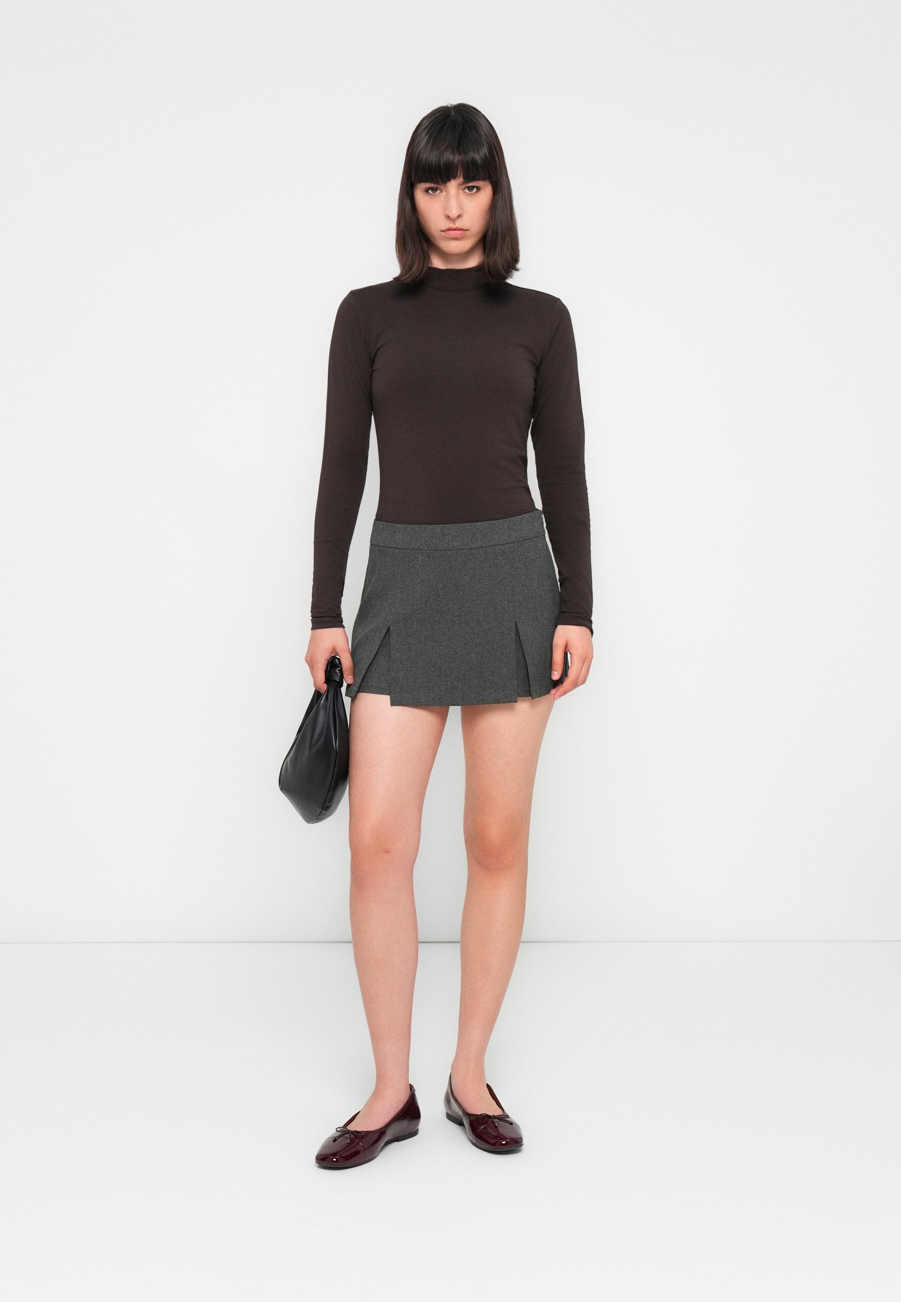 JDY JDYCLEO SKORT - Shorts - dark grey melange/mottled dark grey