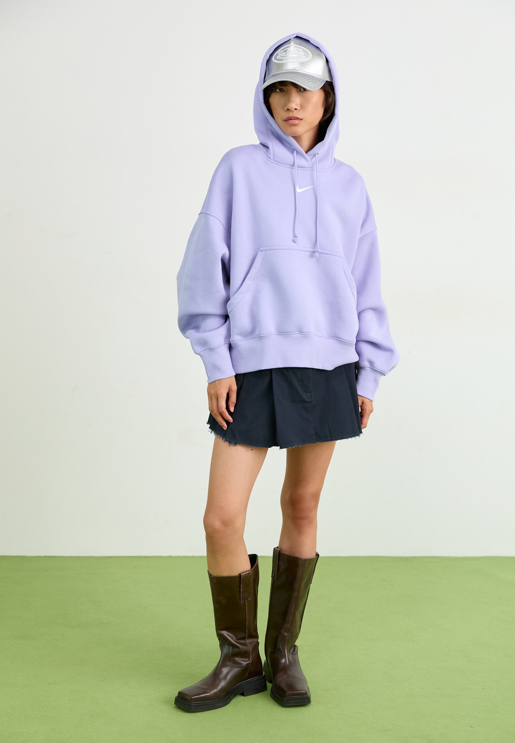 nike lilac essentials hoodie