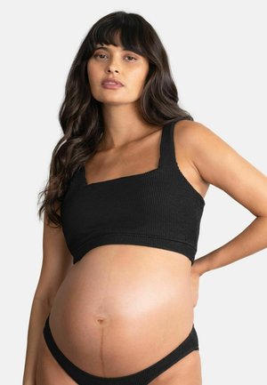 TEXTURED MATERNITY - Bikiniyläosa - black