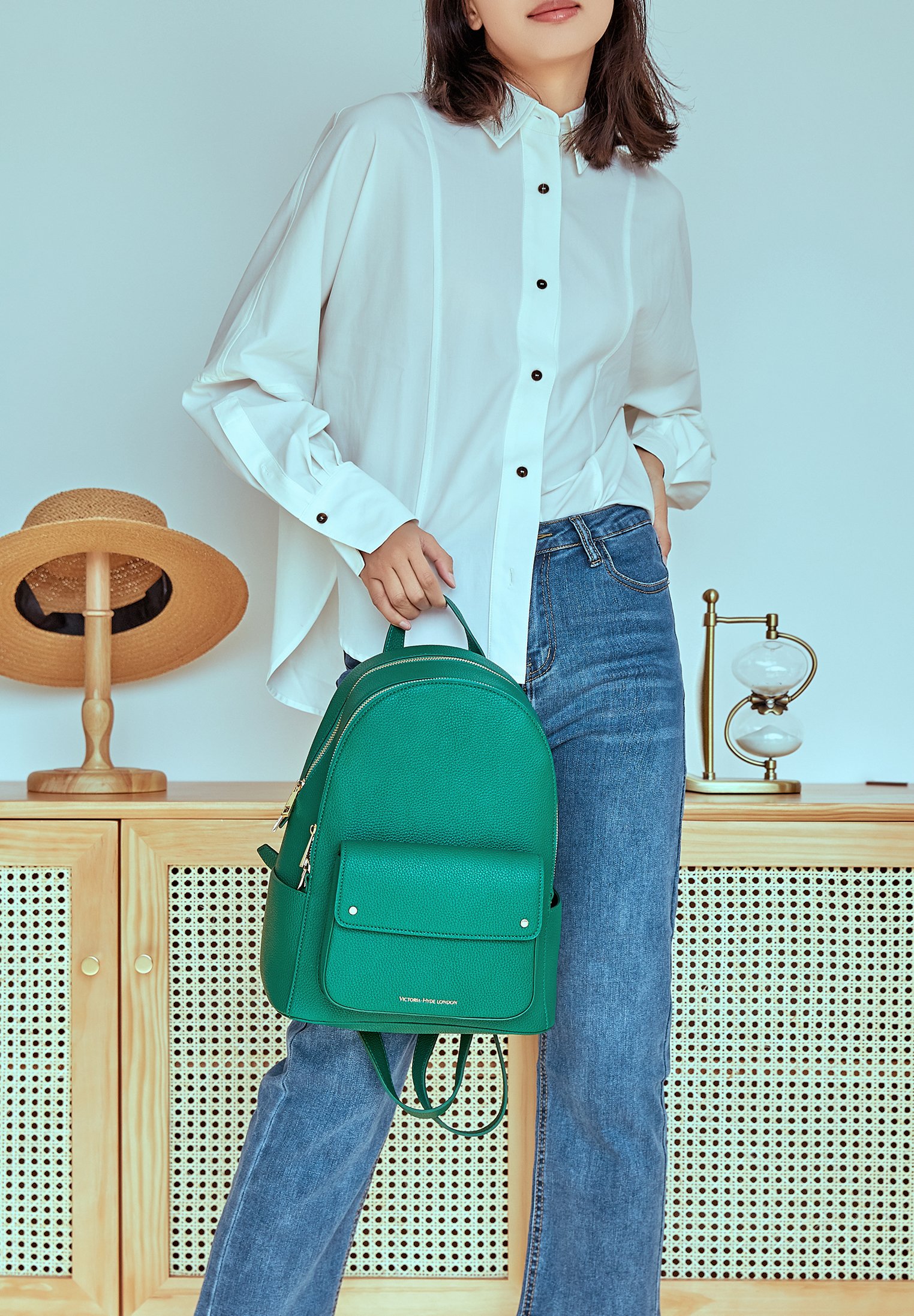Alviero Martini Prima Classe Nylon Eco Vibe Zaino Donna Denim - Acquista A Prezzi Outlet