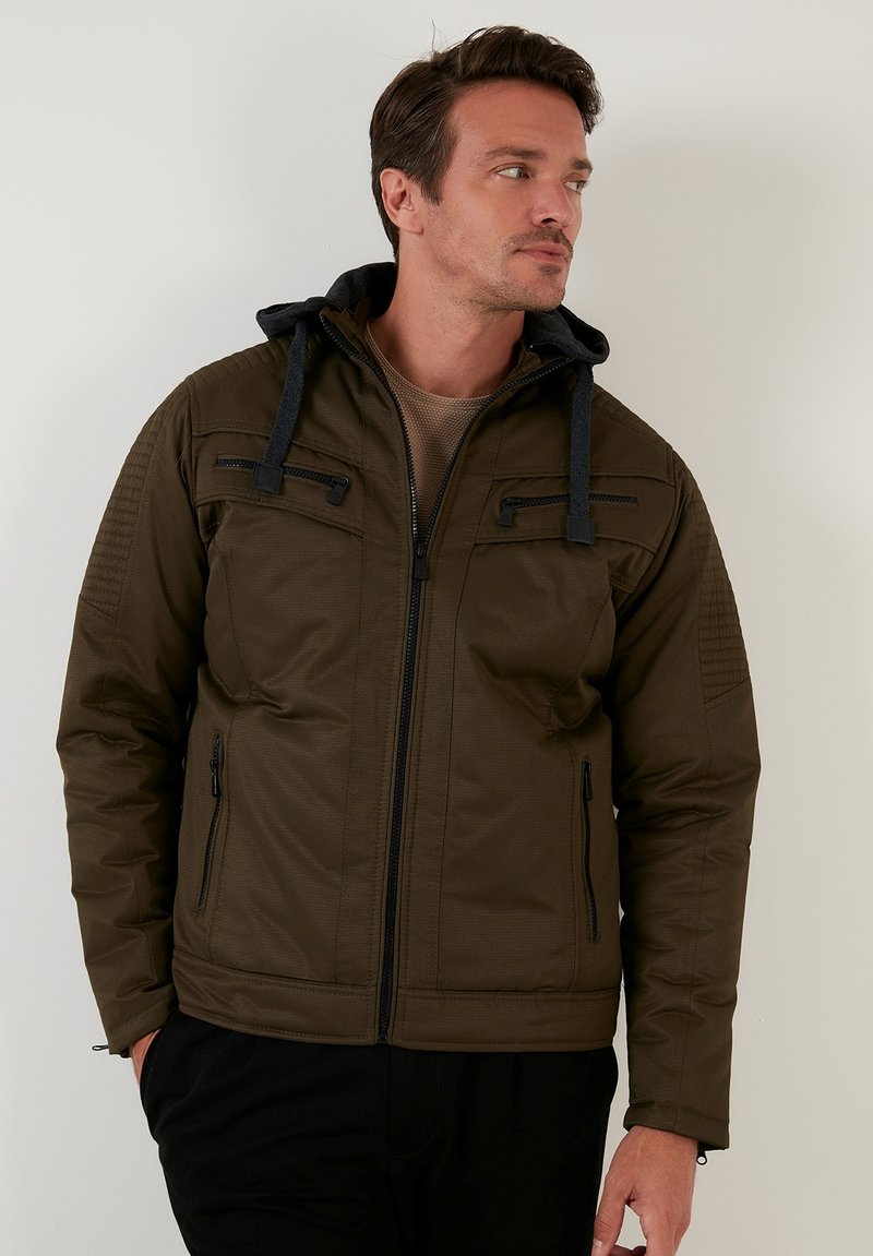 Buratti SLIM FIT - Vinterjakker - khaki