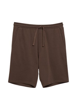 s.Oliver, BERMUDA DETROIT - Tracksuit bottoms - dunkelbraun